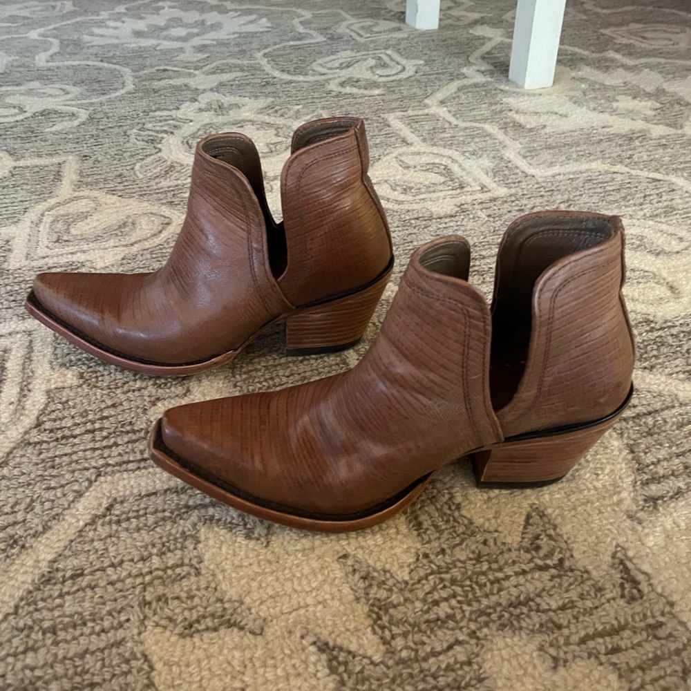 Ariat | Dixon Brown Leather Ankle Boots 8.5 - Picture 4 of 11